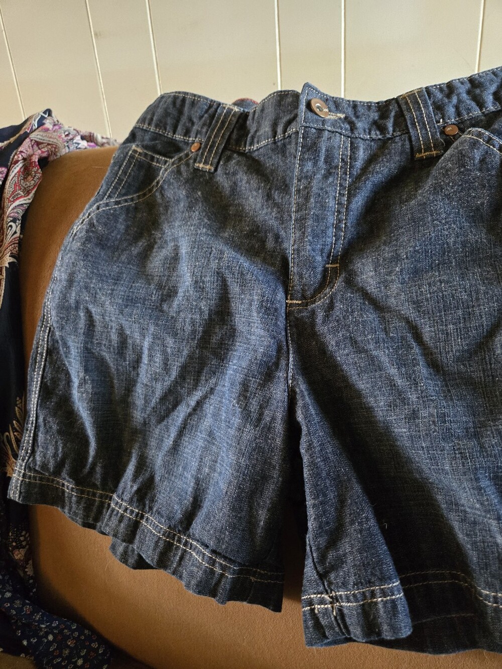 Dark Denim Shorts - Classic Blue